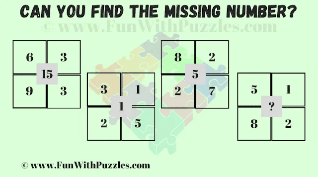 Overlapping Squares: Find the Missing Center Number