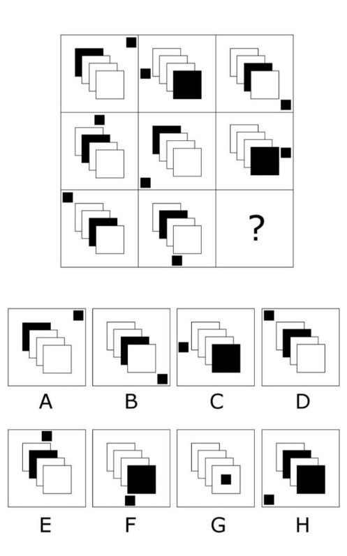 Rotating Square Pattern Puzzle