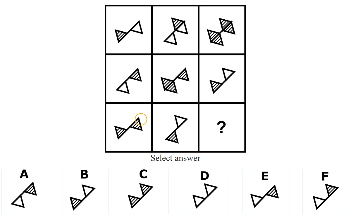 Can You Find the Missing Shape in This Visual Pattern?