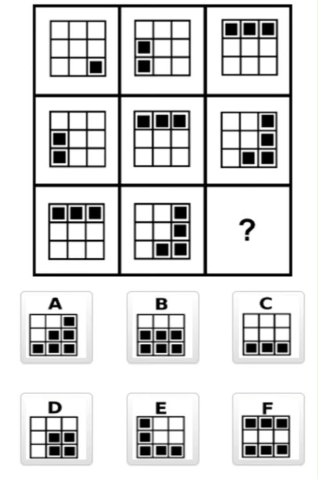 Which Grid Completes the Pattern?