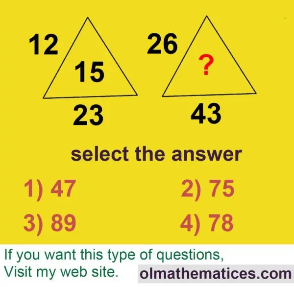 Two Triangles: Find the Missing Number