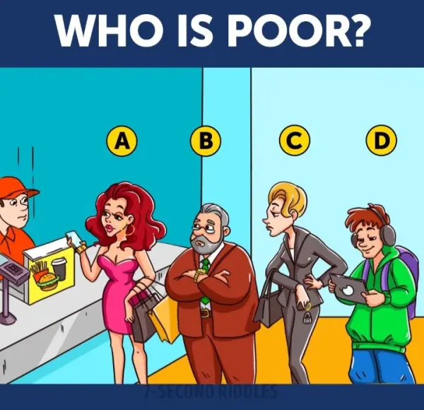 Look at the Scene: Who Is Poor?